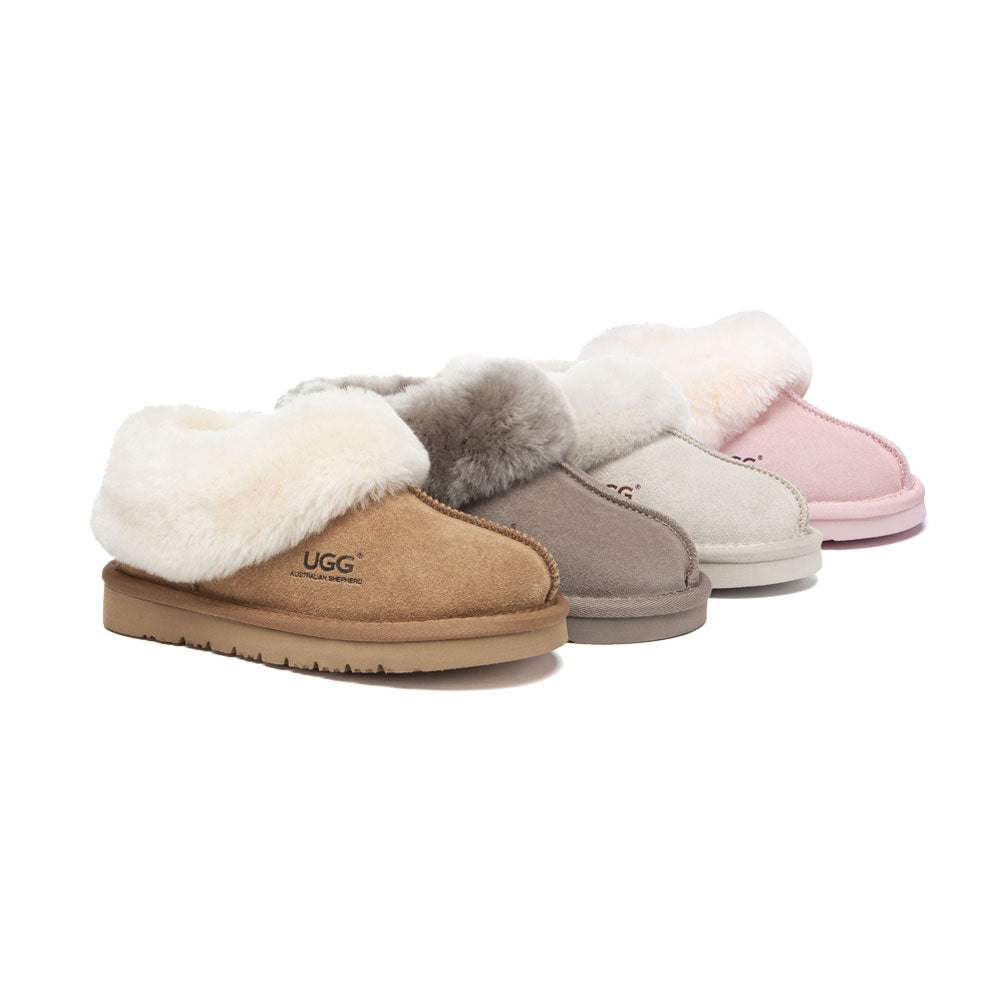 AUSTRALIAN SHEPHERD<sup>®</sup> Kids Sheepskin Wool Ankle Homey