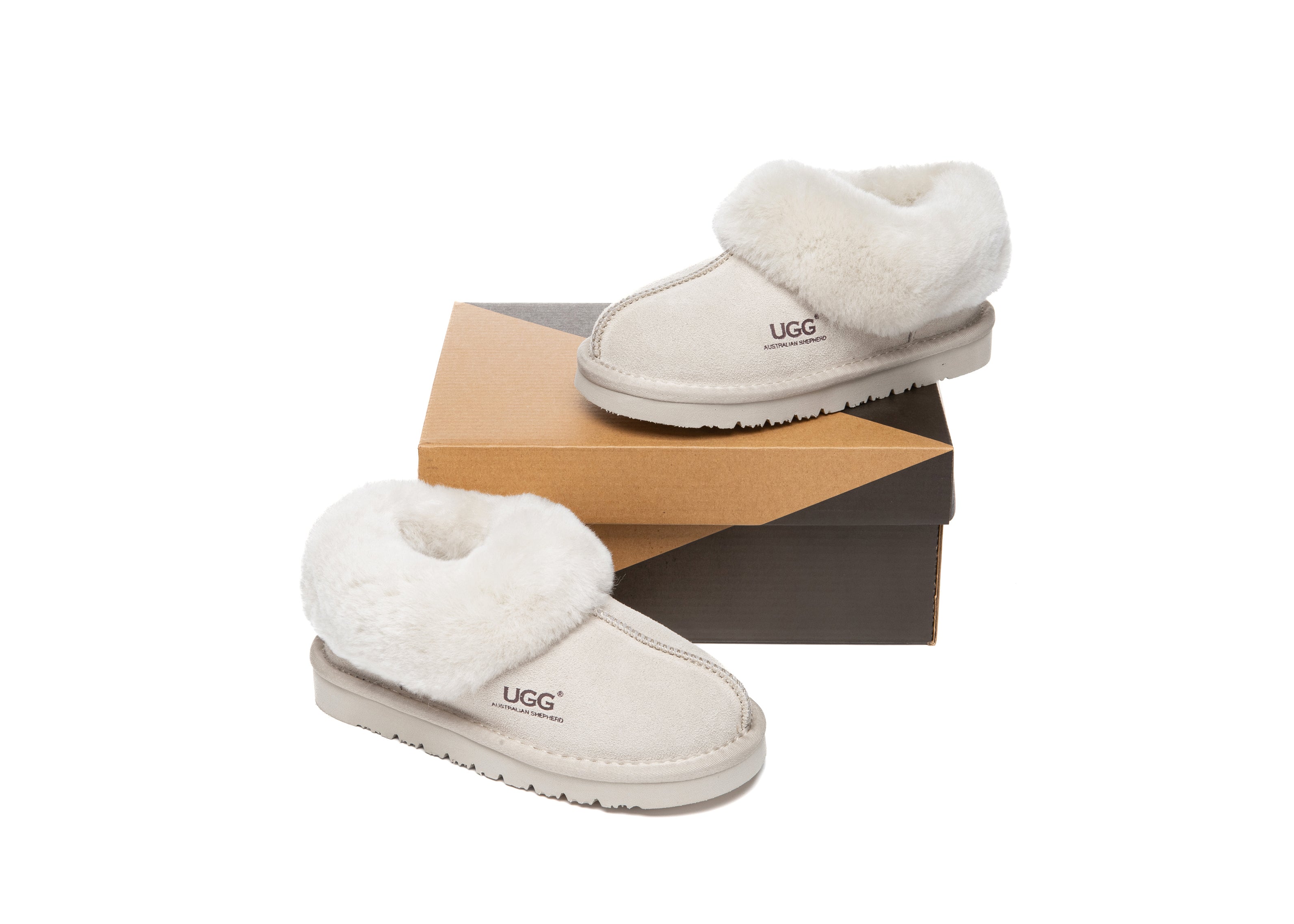 AUSTRALIAN SHEPHERD<sup>®</sup> Kids Sheepskin Wool Ankle Homey