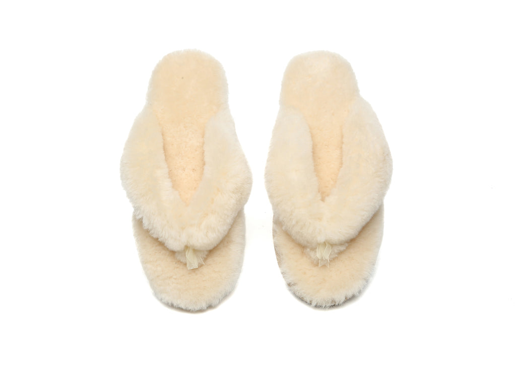 AUSTRALIAN SHEPHERD<sup>®</sup> UGG Thongs Women Fluffy Slides Farah