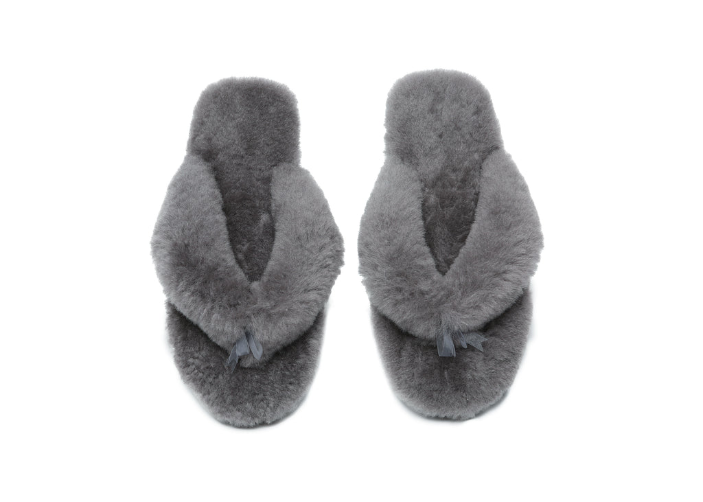 AUSTRALIAN SHEPHERD<sup>®</sup> UGG Thongs Women Fluffy Slides Farah