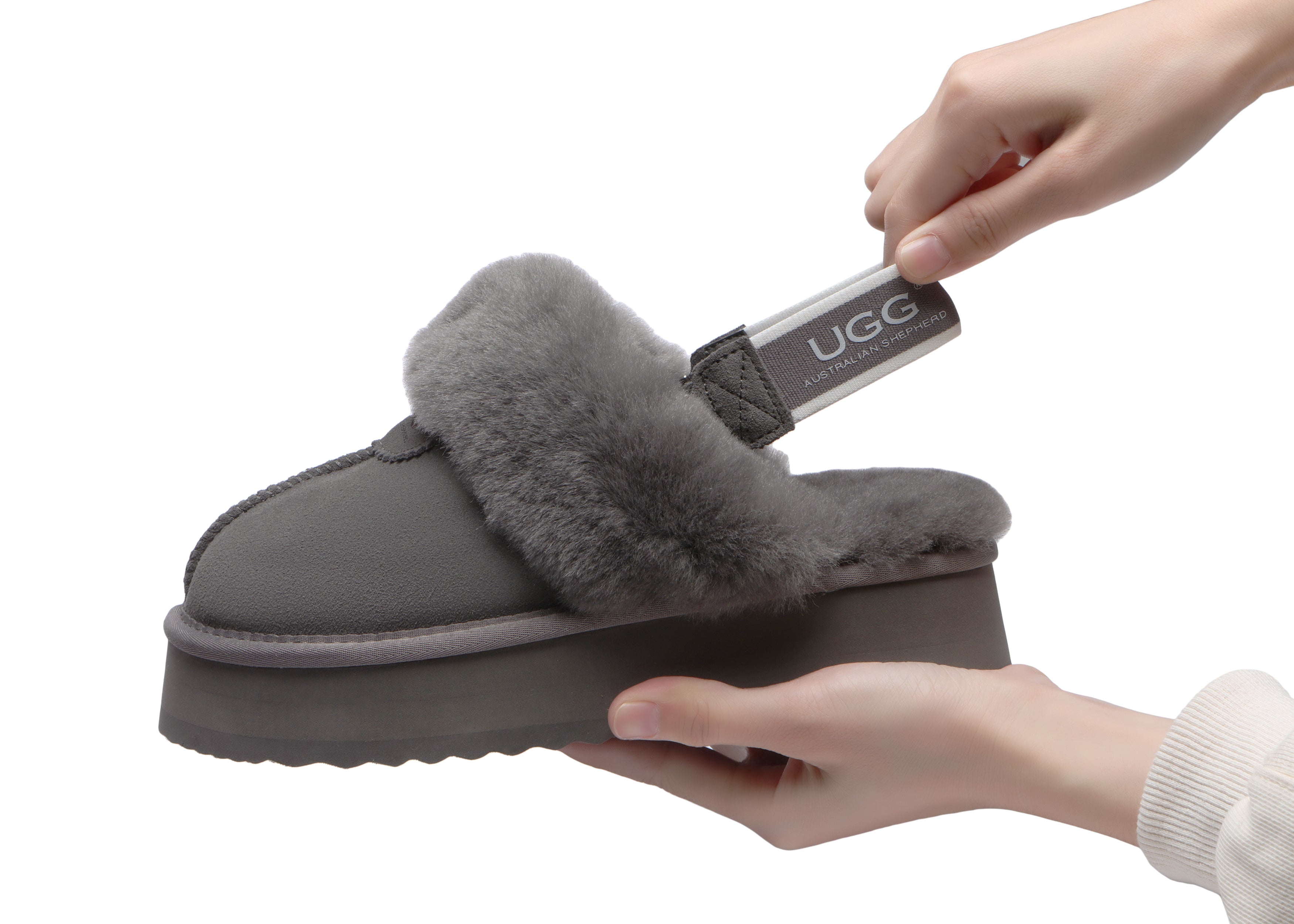 AUSTRALIAN SHEPHERD<sup>®</sup> Waffle Platform Slipper