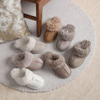 AUSTRALIAN SHEPHERD<sup>®</sup> Double Faced Sheepskin Wool Slippers Waffle Curly