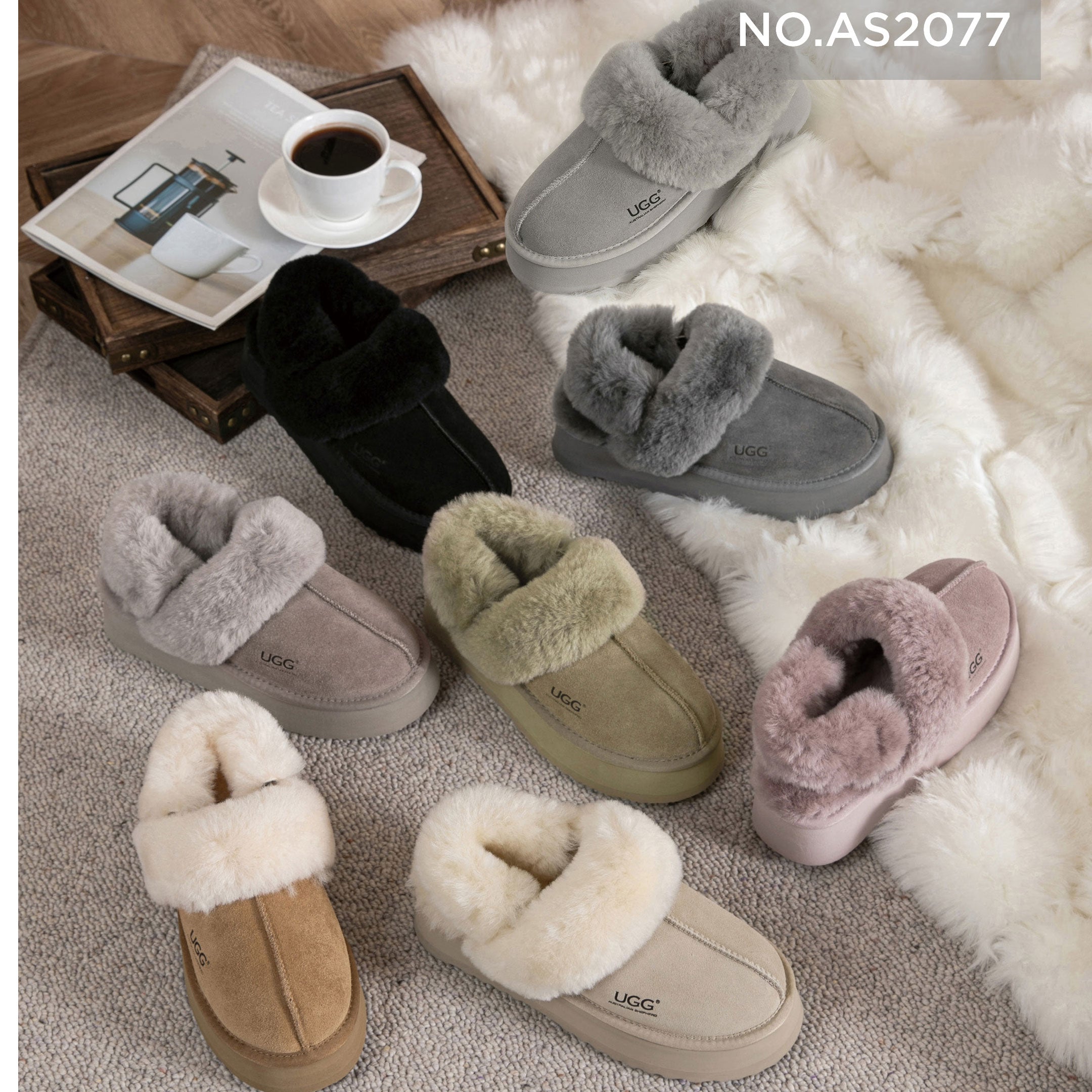 AUSTRALIAN SHEPHERD<sup>®</sup> Strap Slingback Platform Slippers Musa