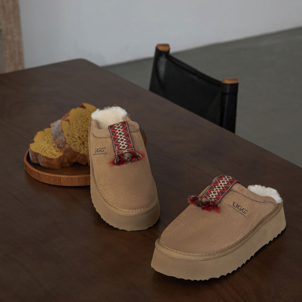 AUSTRALIAN SHEPHERD<sup>®</sup> UGG Slippers Platform Tazzy Calla