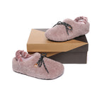 AUSTRALIAN SHEPHERD<sup>®</sup> Curly Barrett Women Curly Sheepskin Wool Slingback Barrett