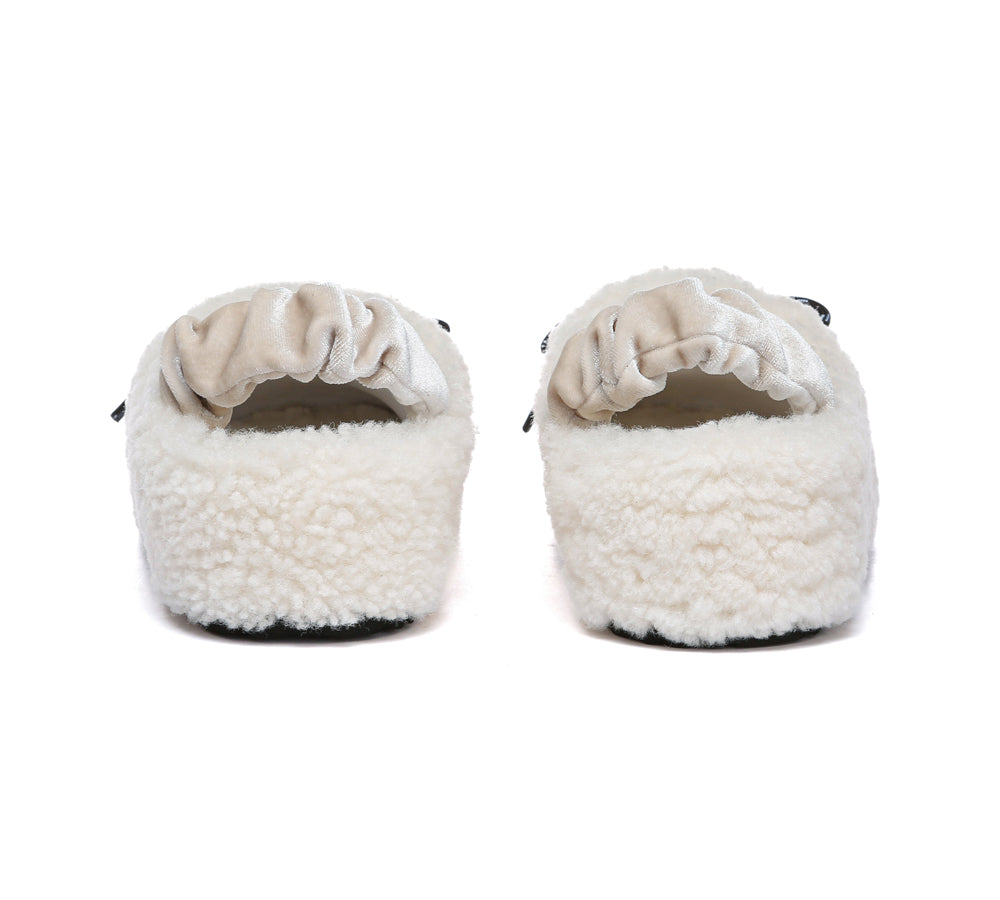 AUSTRALIAN SHEPHERD<sup>®</sup> Curly Barrett Women Curly Sheepskin Wool Slingback Barrett