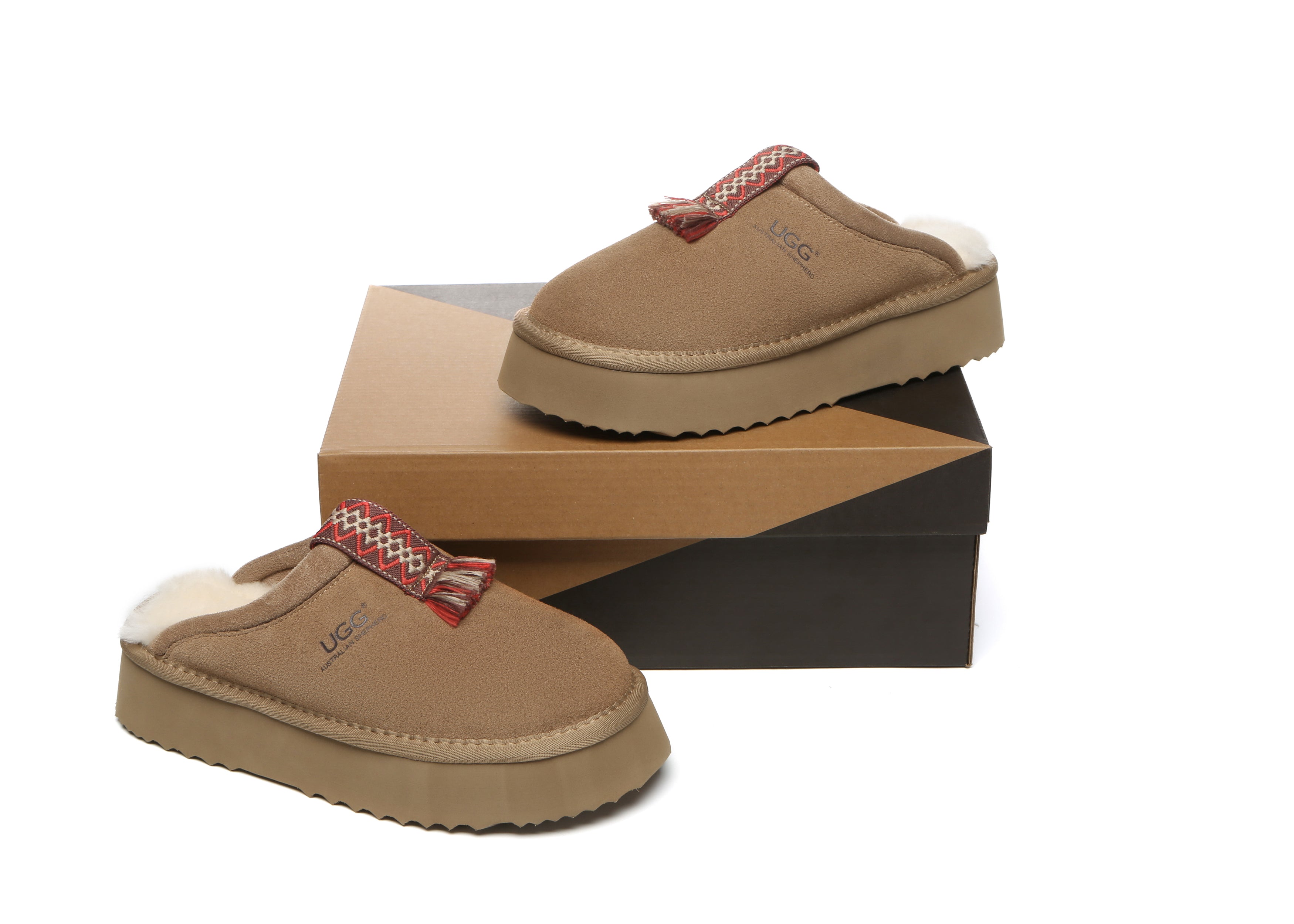 AUSTRALIAN SHEPHERD<sup>®</sup> UGG Slippers Platform Tazzy Calla